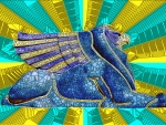 Art Deco Egyptian Griffin