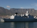 WORLD OF WARSHIPS  Dutch Frigate FFG 802 De Zeven Provincien arrival at Cape Town South Africa