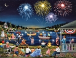 Lakeside on the Fourth of July F