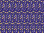 Myrea Pettit pattern in the style of William Morrisblue