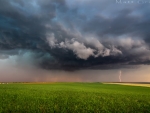 Storm in the field