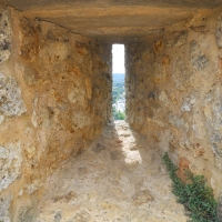 Rampart in a medieval castle