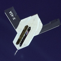 X-45A Underside with Weapons Bay door open