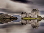 Castle Reflection on a Lake