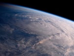 ISS view of Hurricane Harvey