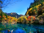 Beautiful autumn at lake