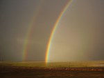 Rainbows on the Tibetan Plateau