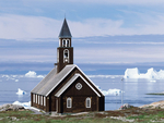Church in Disko Bay, Greenland