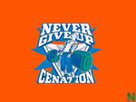 JOHN CENA NEVER GIVE UP LOGO