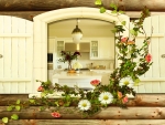 Country Kitchen in Spring