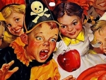 Halloween - Bobbing for Apples