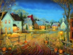 A Country Town in Autumn