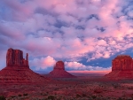Monument Valley Twilight Clouds
