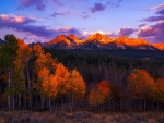 Beautiful Autumn Sunrise Range Idaho U.S.A.
