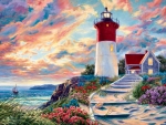 Lighthouse at Sunset F1C