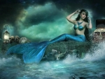 Mermaid in Storm