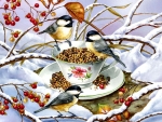 Chickadee Tea - Birds F1C