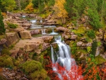 Autumn cascades