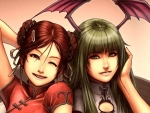 Chun-Li And Morrigan