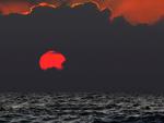 red sun