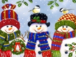 Snowman Trio