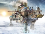 Steampunk City Ship