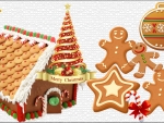 Christmas Tree In GingerBread House