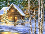 Christmas in a Cabin