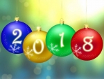 Colorful New Year 2018