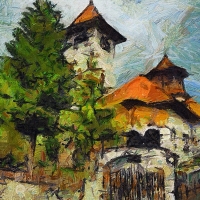 Church image oil