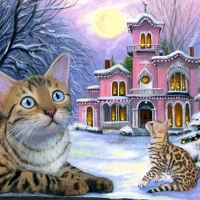 Misty Moon At Bengal Cottage