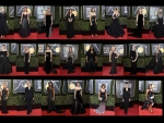 2018 Golden Globe Black Outfit Collage
