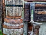 Barrels of water