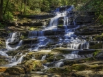 Waterfall in Minnehaha Park,USA