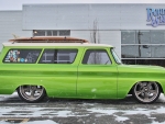 1966 lime crush suburban