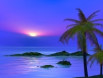Blue sunset