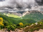 Clouds in the Mountains,Italy