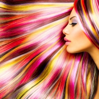 Colorful hair