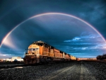 Train Under the Rainbow
