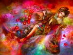 Colorful Geisha Fantasy