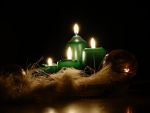 Green candles