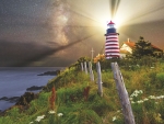 Night Over Quoddy Lighthouse, Maine