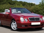 Red Mercedes Cabrio