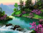 River in Springtime