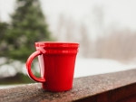 Red Mug with coffee