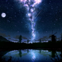 Mill on the Shore of the lake