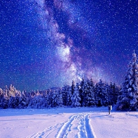 Milky Way Winter Sky
