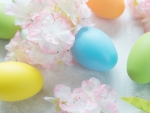 Spring Flowers & Easter Eggs