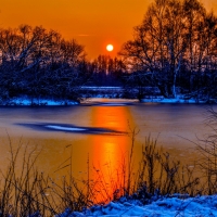 Sunset in Winter