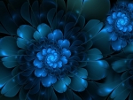 Fractals in Blues